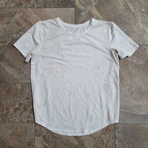 Lululemon Swiftly Tech Short Sleeve T-Shirt Women White Athleisure Top 8